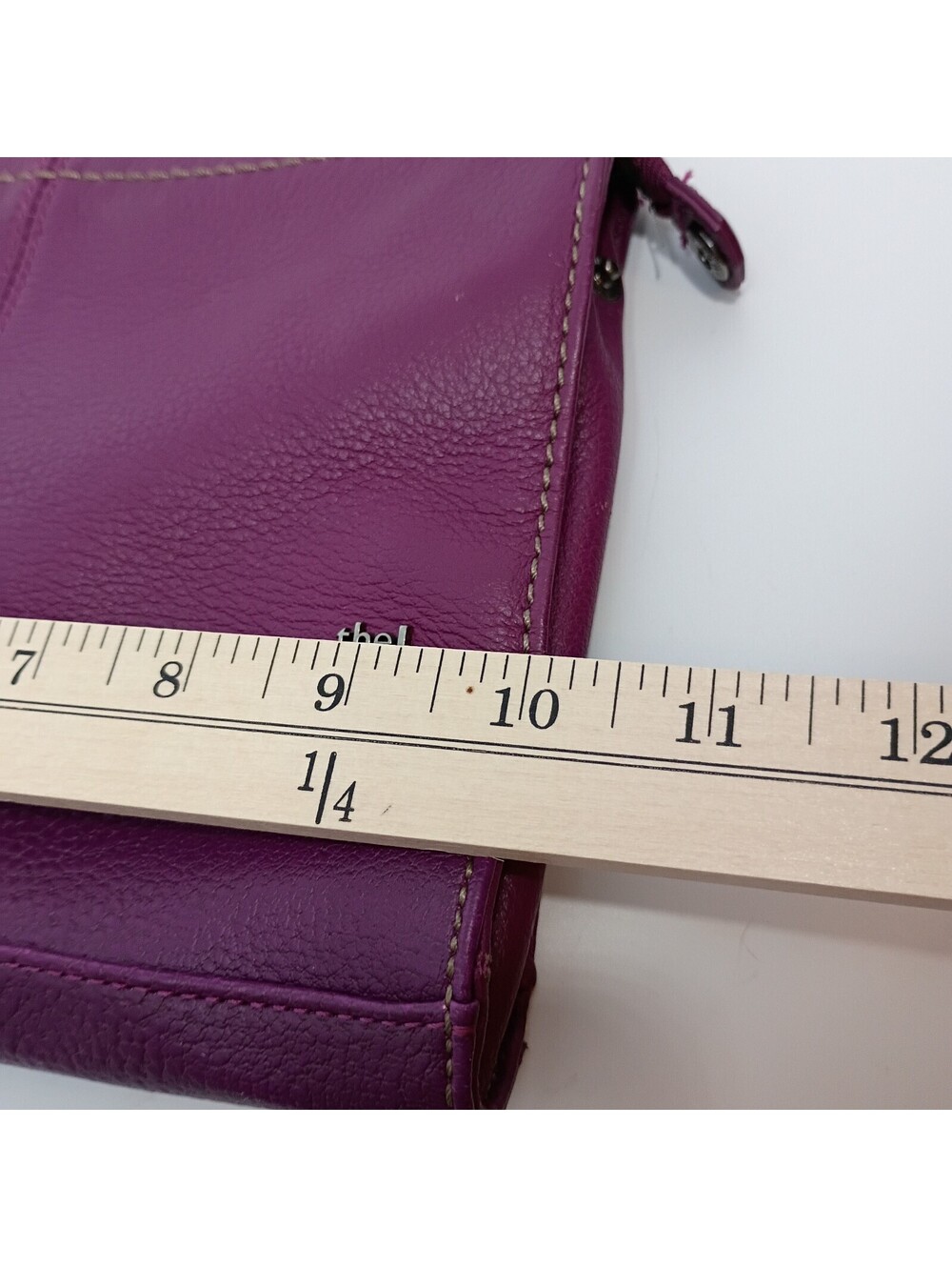 The Sak Y2K  Shoulder Crossbody Purse Bag Fuscia Pink Leather - Picture 9 of 11